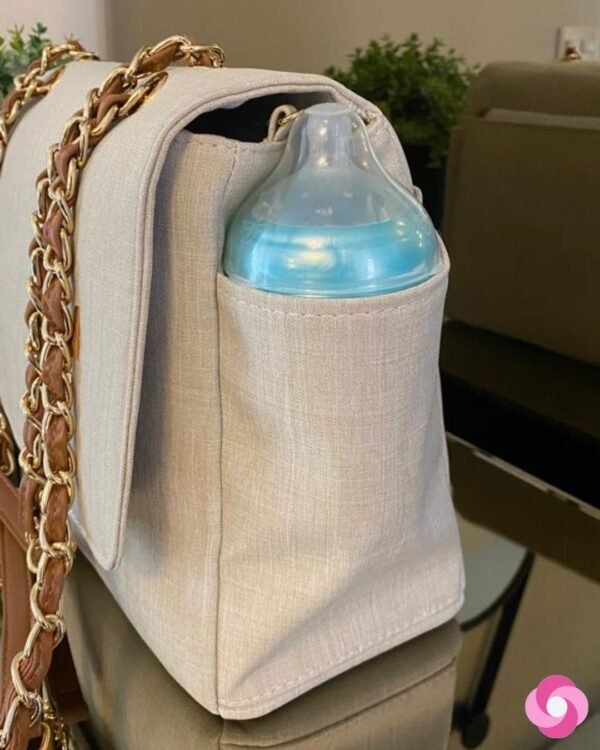 Vegas Diaper Bag - linen - Image 2