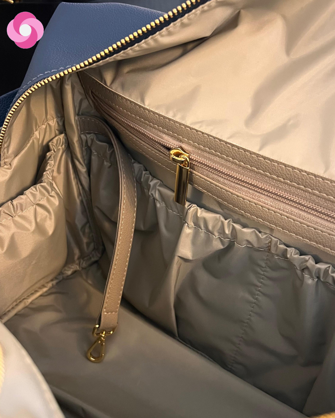 Capri Diaper Bag | Luxury Maternity Bag - Image 3