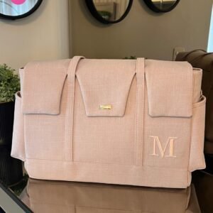 Milano Linen Diaper Bag