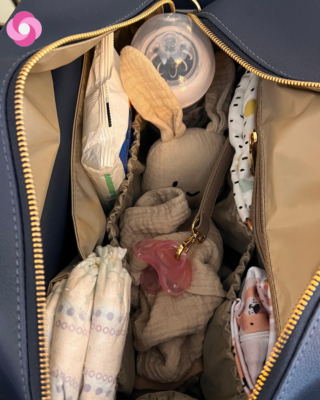 Capri Diaper Bag | Luxury Maternity Bag - Image 4