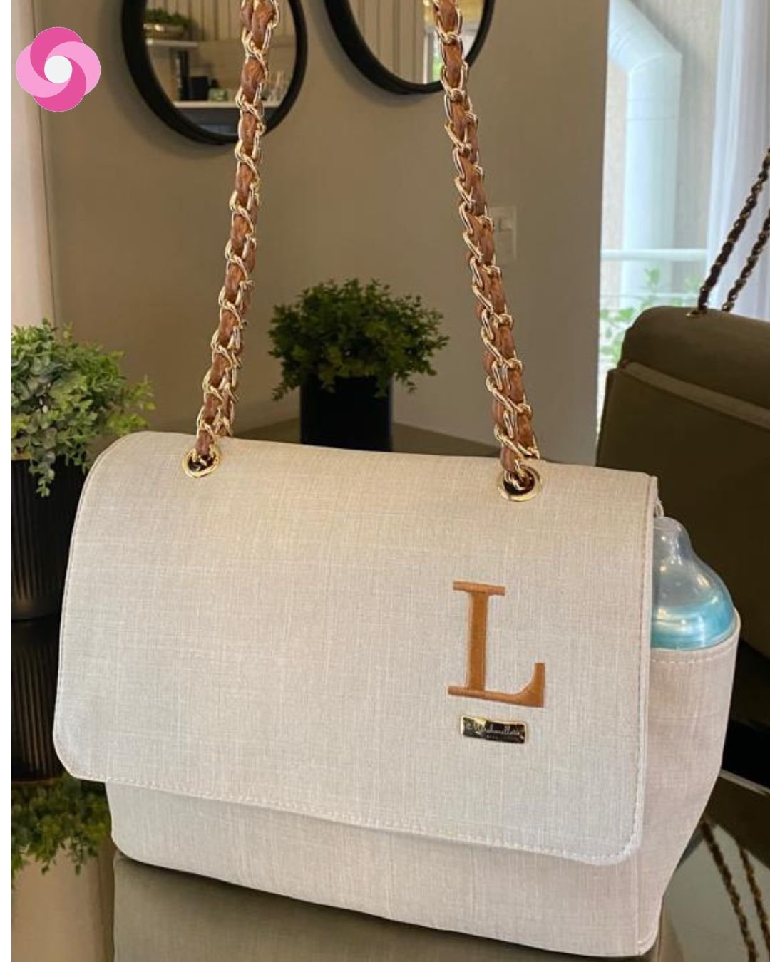 Vegas Diaper Bag - linen
